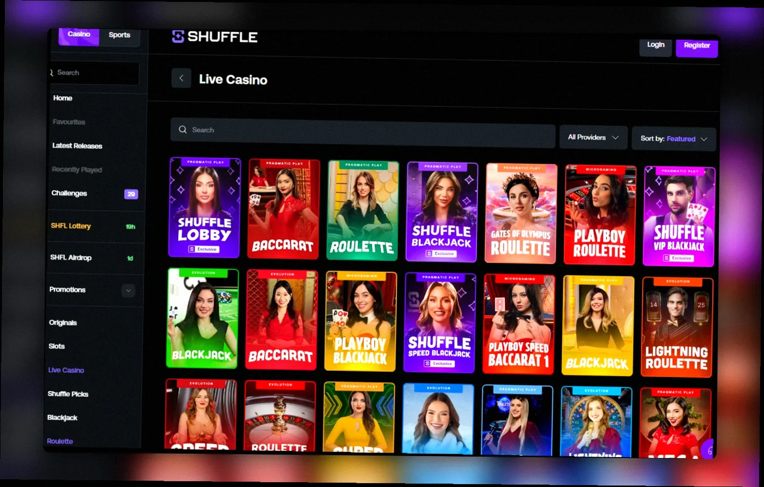 Shuffle Casino live India Shuffle Casino live India
